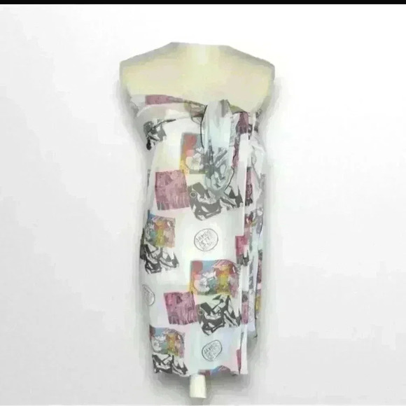 Swiminista x James Peter Henry Art Toss Print Wrap Sarong NWT - Picture 4 of 7